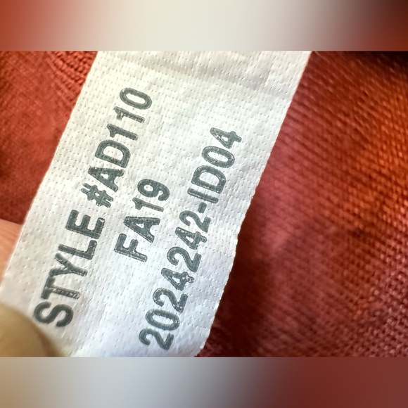 Madewell Women Burgundy Polka Dot Mock Neck Top Blouse XS - Picture 8 of 9